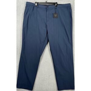 Algo Pants Mens 42 Navy Blue‎ Chino Tech Performance UPF 40 Moisture Wicking NEW